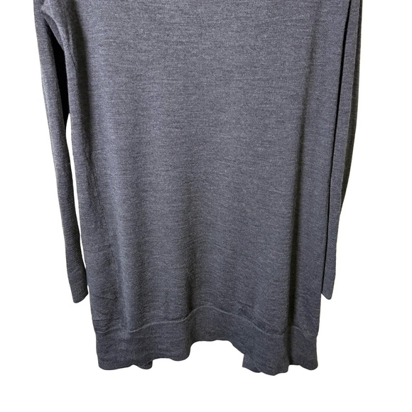 GAP Charcoal 100% Merino Wool Cardigan Size XS/S Cozy Minimalist Lightweight - Picture 13 of 13